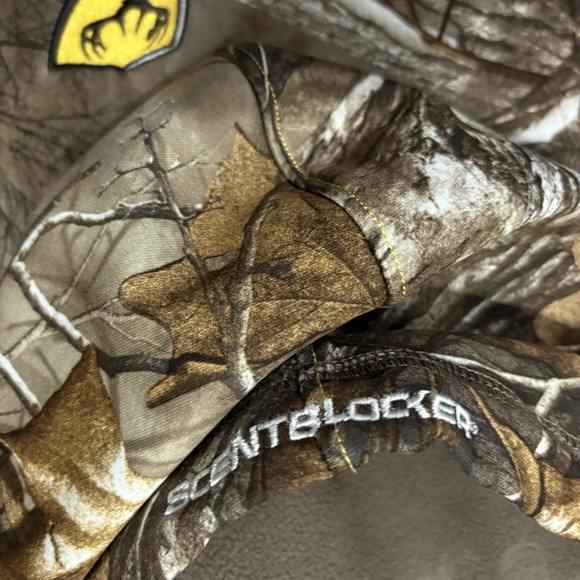 Scent Blocker RealTree Hoodie Mens‎ Sz M Camo Trinity Technology Pocket - Picture 3 of 9
